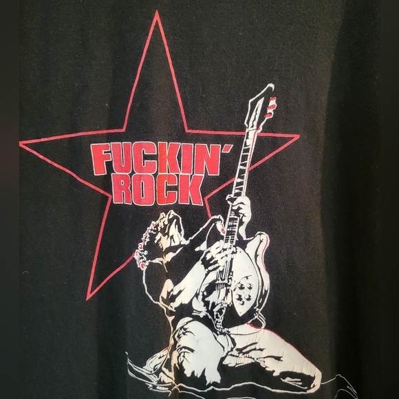 F**kin Rock Graphic T-shirt | Size Medium - Picture 3 of 5